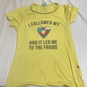 Neon yellow oversized shirt with graphic design soft material